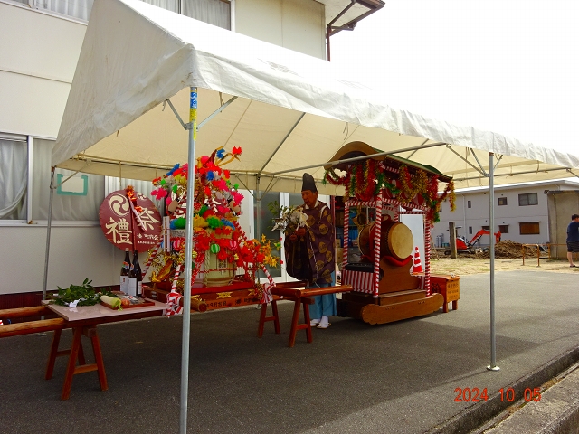 樽神輿、だんじり安全祈願