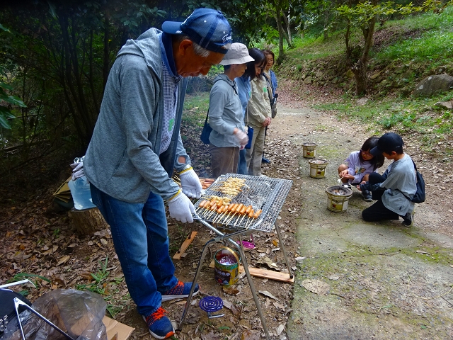 焼き鳥焼き体験