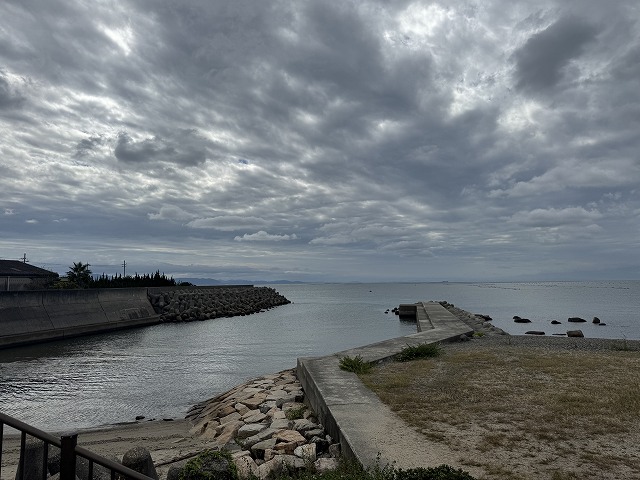 明石ブルワリー前の浜辺