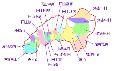 単位町内会一覧図