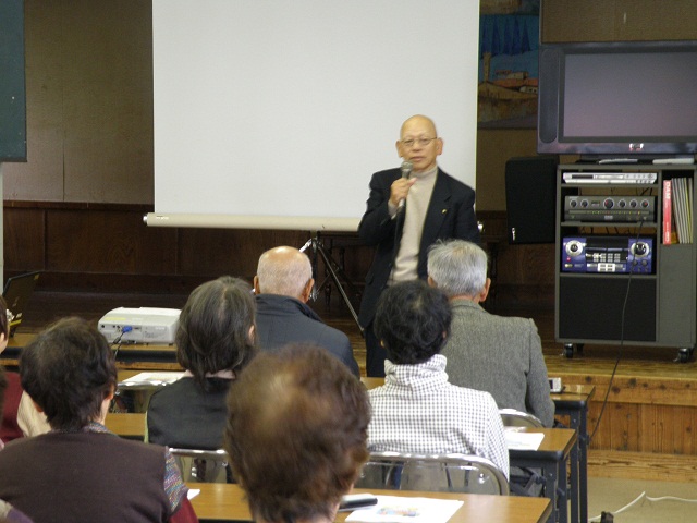 廣田社会福祉協議会会長の開会挨拶