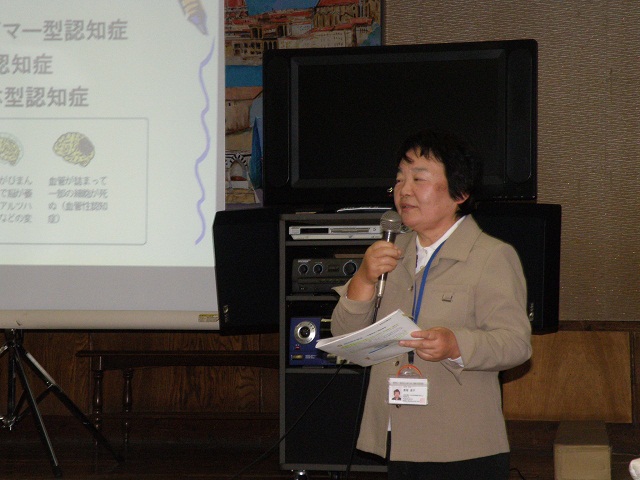 豊福 保健師さんの 講演