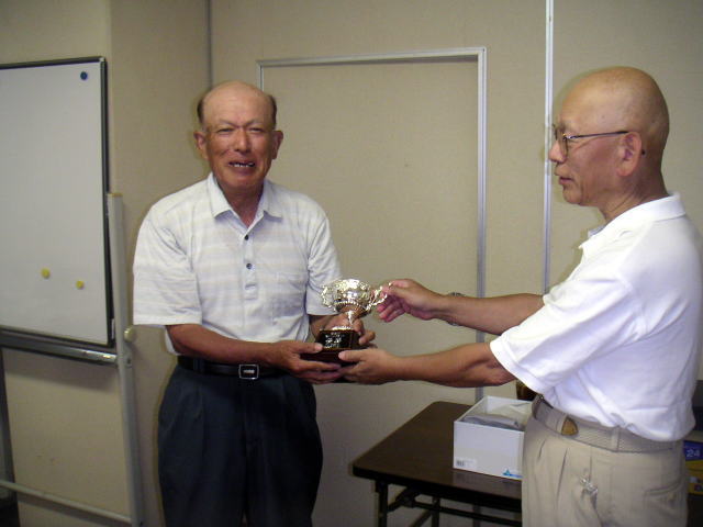 優勝の 難波尚志さん。