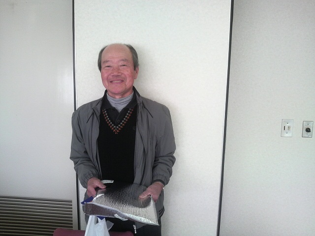 優勝した 誇らしげな 宗好さん!