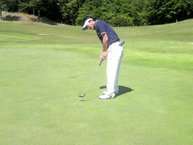 18番グリーン。 須部さんのバーディーパットは?