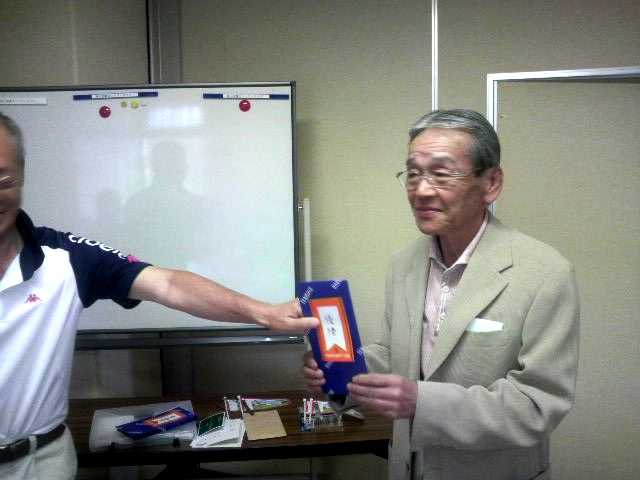 優勝の 清山さん!