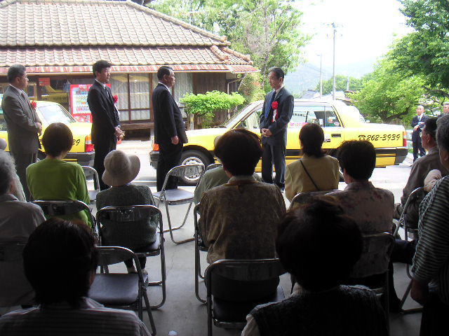 平松畑鮎地区町内会長の挨拶