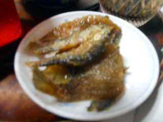 ブルーギルの飴煮