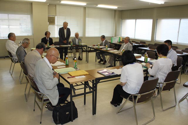 岡山市連合町内会創立50周年記念事業実行委員会正副委員長による視察研修