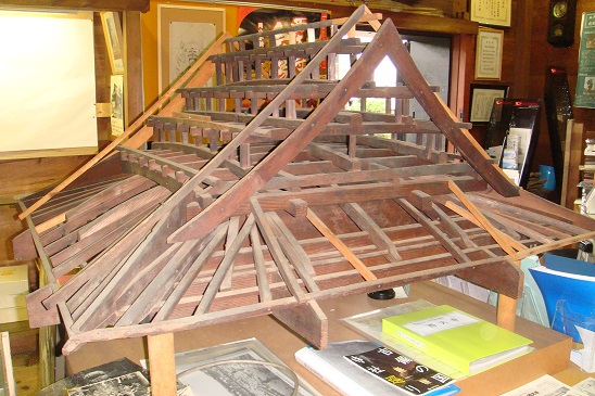 観音院本堂の1/30の模型