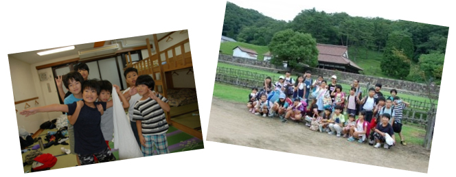 夏合宿(閑谷学校にて) 夏合宿(閑谷学校にて)