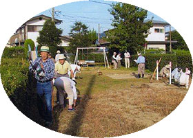 遊園地整備作業 遊園地整備作業