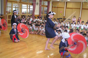 保育園訪問での様子 保育園訪問での様子