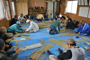 正月飾り作り 正月飾り作り