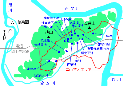 池のイラストマップ(該当するページを表示します) 池のイラストマップ(該当するページを表示します)