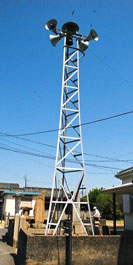 山崎の火の見櫓全景 山崎の火の見櫓全景