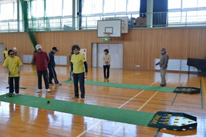 スカットボールの様子 スカットボールの様子