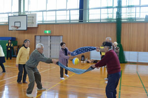 キャッチオンボールの様子 キャッチオンボールの様子