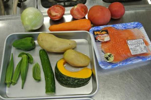 本日の材料(5人分) 本日の材料(5人分)