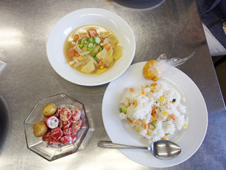 エコ料理のできあがり エコ料理のできあがり