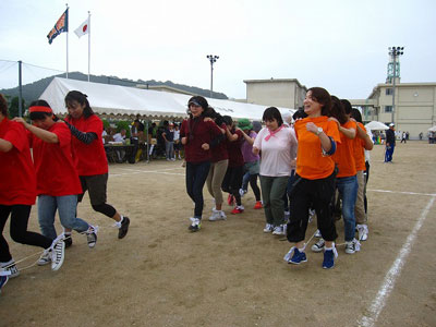 むかで競走 むかで競走