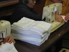 施設から預かったタオル 施設から預かったタオル