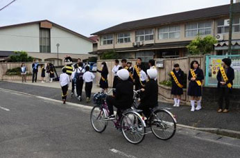 富山中学校正門付近(1) 富山中学校正門付近(1)