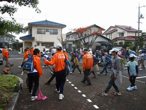 出発前の柔軟体操 出発前の柔軟体操