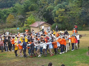 ジャンケン列車の様子 ジャンケン列車の様子