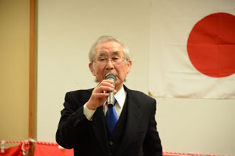 閉会のことばを述べる三澤副会長 閉会のことばを述べる三澤副会長