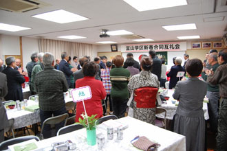 一本締め風景 一本締め風景