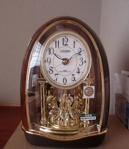 副賞の置時計 副賞の置時計