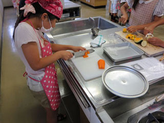 にんじんのいちょう切り にんじんのいちょう切り