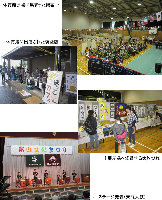 体育館会場の様子 体育館会場の様子