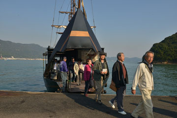 船旅から下船 船旅から下船