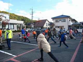 出発前のストレッチ 出発前のストレッチ