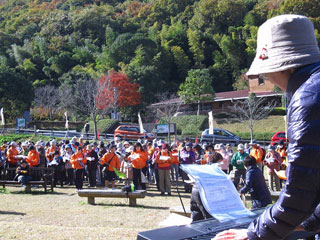 参加者全員で大合唱 参加者全員で大合唱