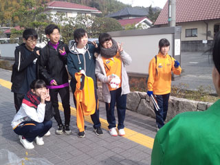 活躍した中学生ボランティア 活躍した中学生ボランティア