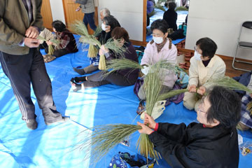 正月飾り作り 正月飾り作り