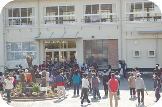 集合した参加者 集合した参加者