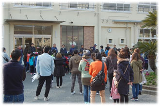 集合した参加者 集合した参加者