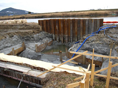 大仙樋門放水路工事 大仙樋門放水路工事