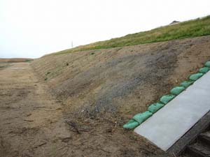 大仙樋門から南方向を写す 大仙樋門から南方向を写す