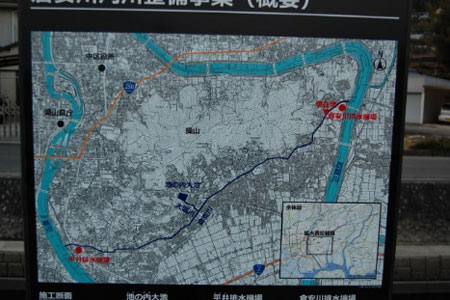 中区を流れる川の位置 中区を流れる川の位置