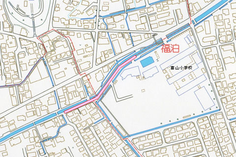 山崎地区〜福泊地区工事施工場所 山崎地区〜福泊地区工事施工場所