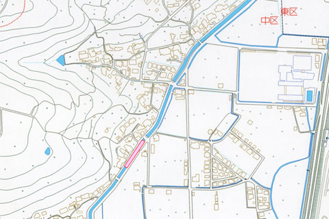 海吉中村地区工事施工場所 海吉中村地区工事施工場所