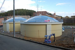 周辺の工事に入っています。 周辺の工事に入っています。