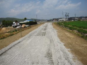 南から北方向を望む 南から北方向を望む