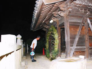 石高神社にて 石高神社にて